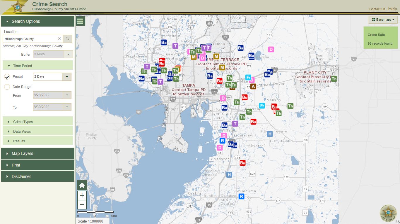 Crime Mapping - Hillsborough County Sheriff's Office